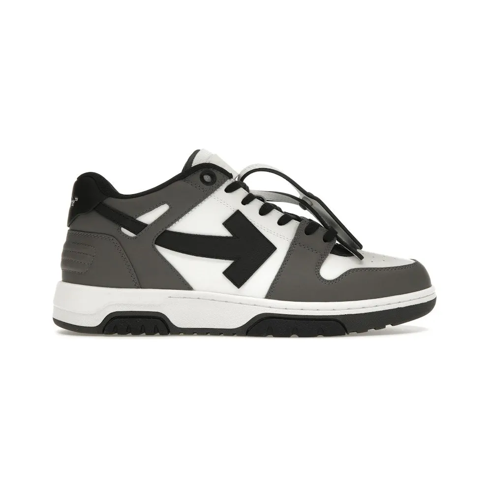 OFF-WHITE Out Of Office OOO Low Tops Dark Gray Black (OMIA189S24LEA0060710)