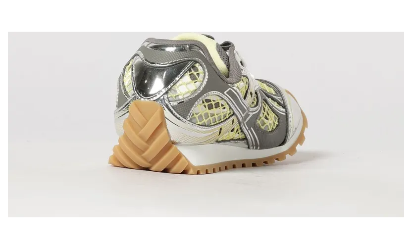 Bottega Veneta Orbit Technical Mesh Sneakers in a Bicolor Design White (755915V2X409561) (2)