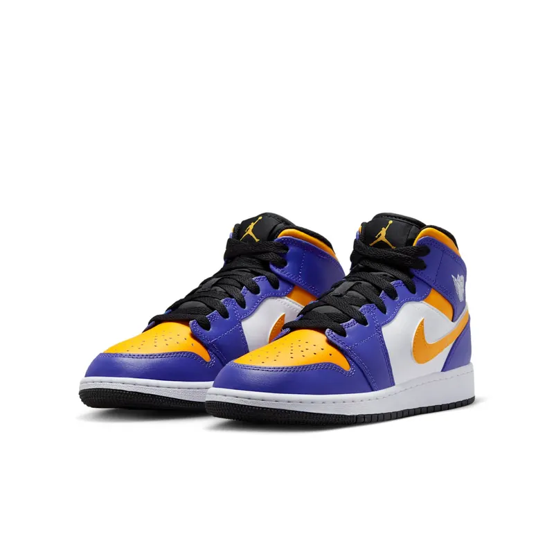 Jordan 1 Mid Lakers (2022) (DQ8423-517)