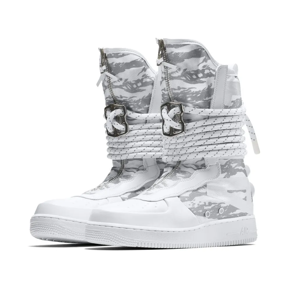 Nike SF Air Force 1 High Winter Camo White/White-White (AA1130-100)