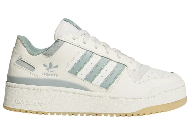 adidas Forum Bold Stripes Off White Silver Green (JP6491)