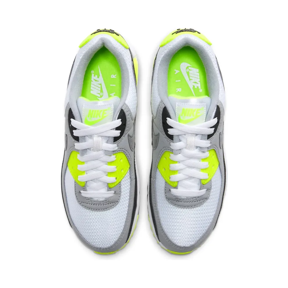 Nike Air Max 90 Recraft Volt (W) White/Particle Grey-Black-Volt (CD0490-101)