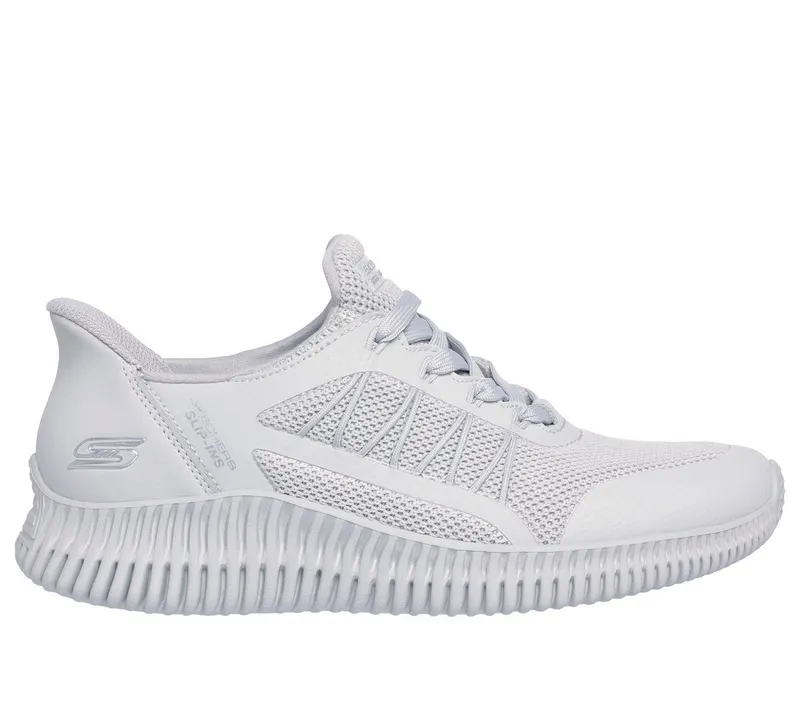 Skechers Slip-ins: Bobs Geo Lite “Divine Pace Sneaker Light Grey” (117413LTGY)