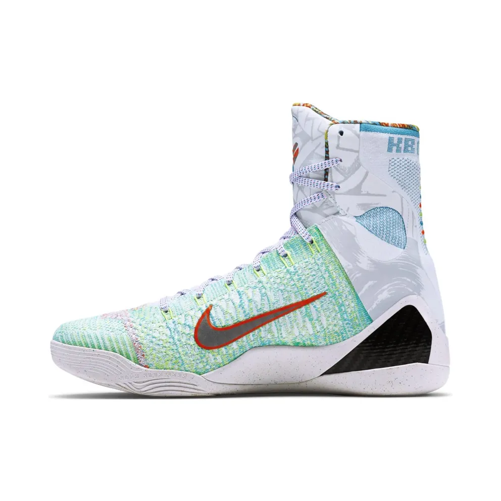 Nike Kobe 9 Elite What the Kobe Multi-Color/Reflect Silver-Chlorine Blue (678301-904)