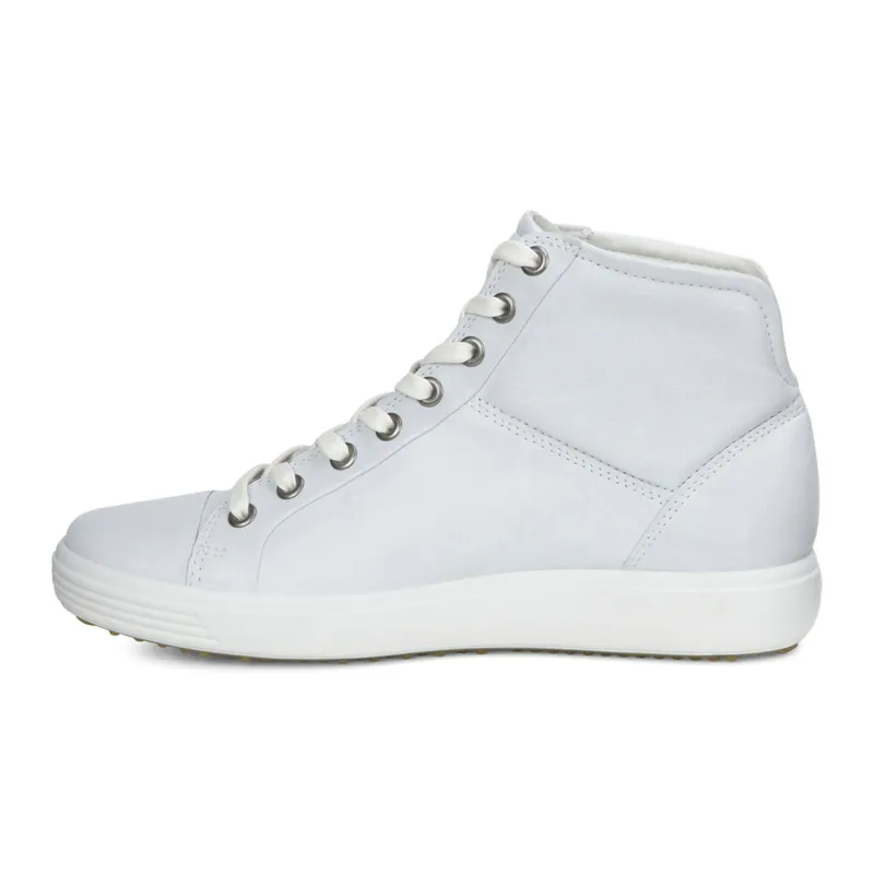 ECCO Womens Soft 7 High Top White (43002301007)