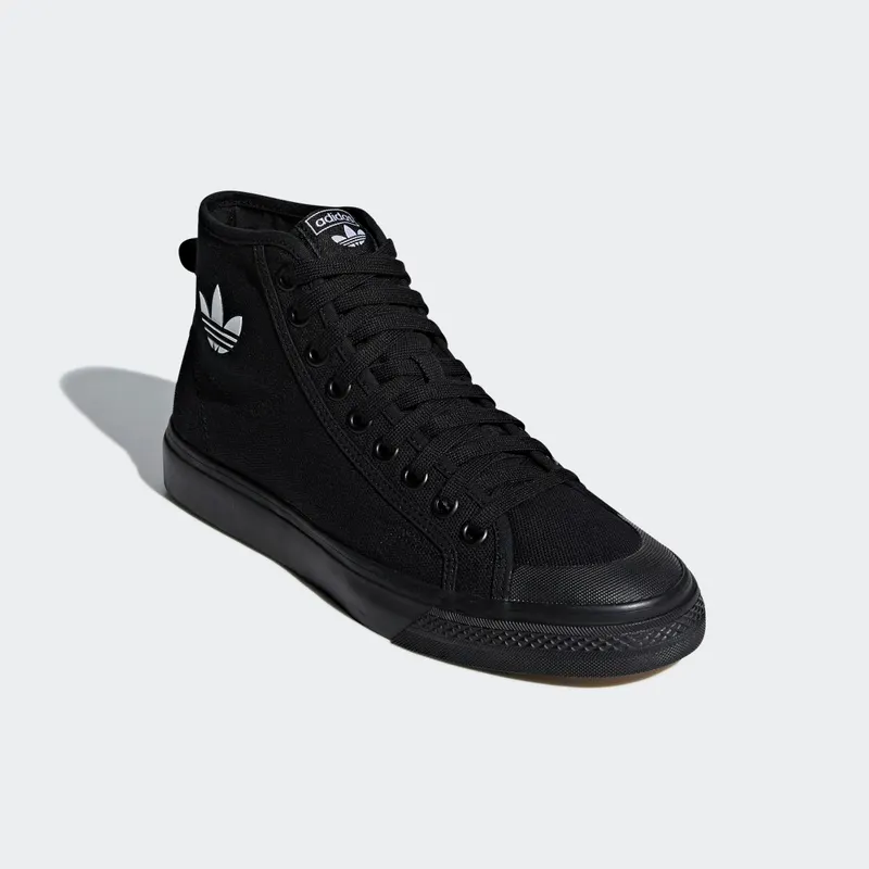 adidas Nizza Hi Core Black Core Black/Core Black/Cloud White (B41651)
