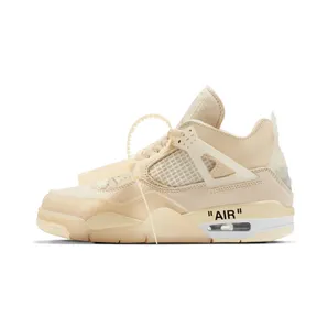 Air Jordan 4 Retro OFF-White – “Sail / White / Black / Muslin” (CV9388-100)
