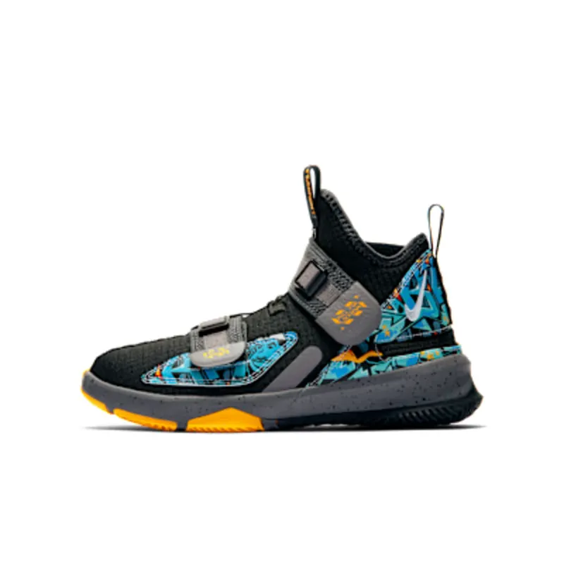Nike LeBron Soldier 13 FlyEase “Black / Gunsmoke / University Gold” (CJ1317-070)
