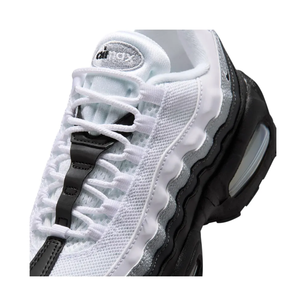 Nike Air Max 95 GS ‘Big Bubble – Black White Wolf Grey’ “Black / White / Wolf Grey” (II4130-021)