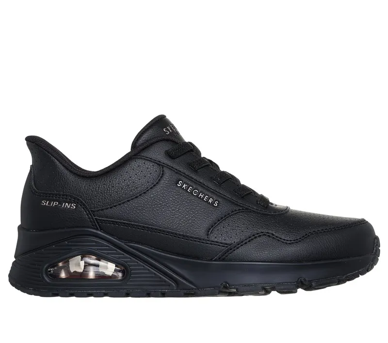 Skechers Slip-ins: UNO – Banksia Luxe Sneaker Black
