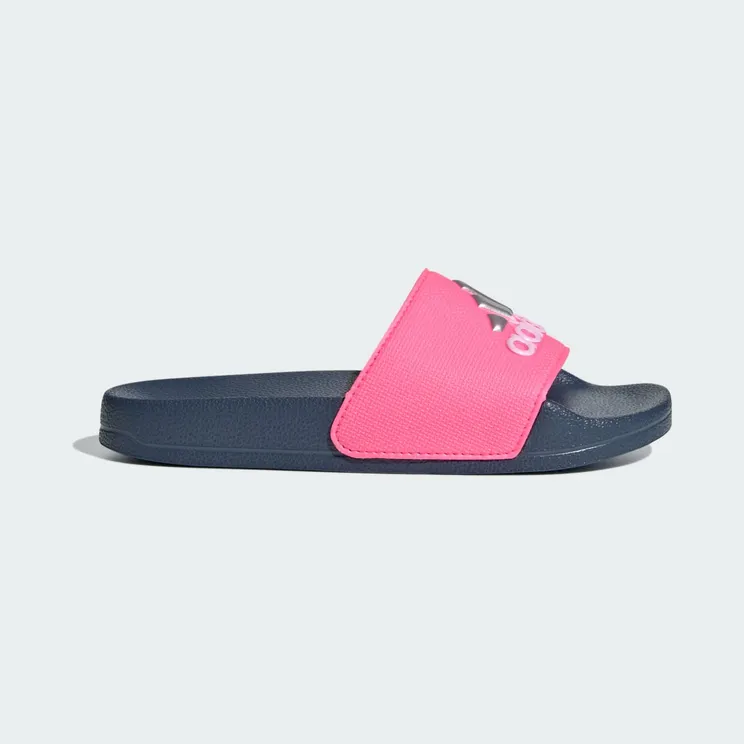 Adidas ADILETTE SHOWER SLIPPERS Lucid Pink / Silver Metallic / Preloved Ink (IE2606)