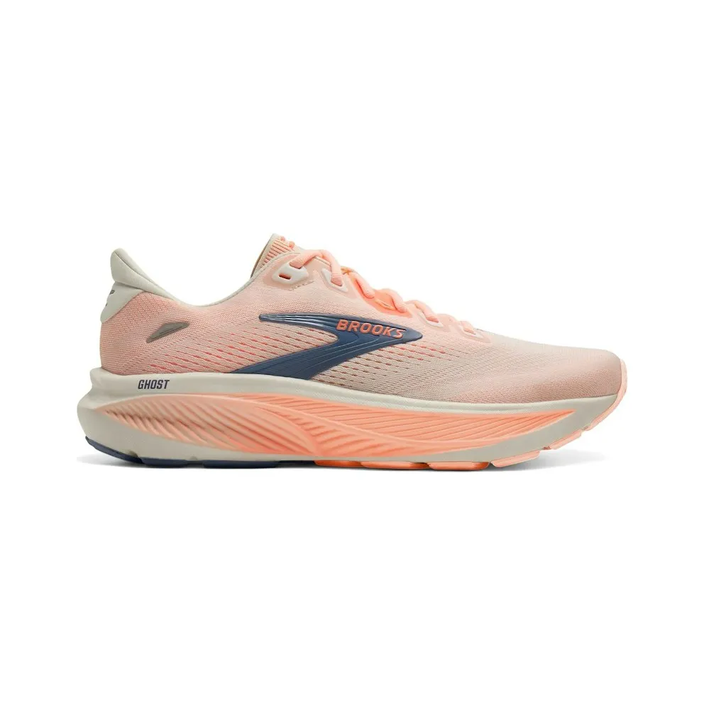 Brooks Ghost Star White / Cyber Peach / Grey (120482-1B-161)