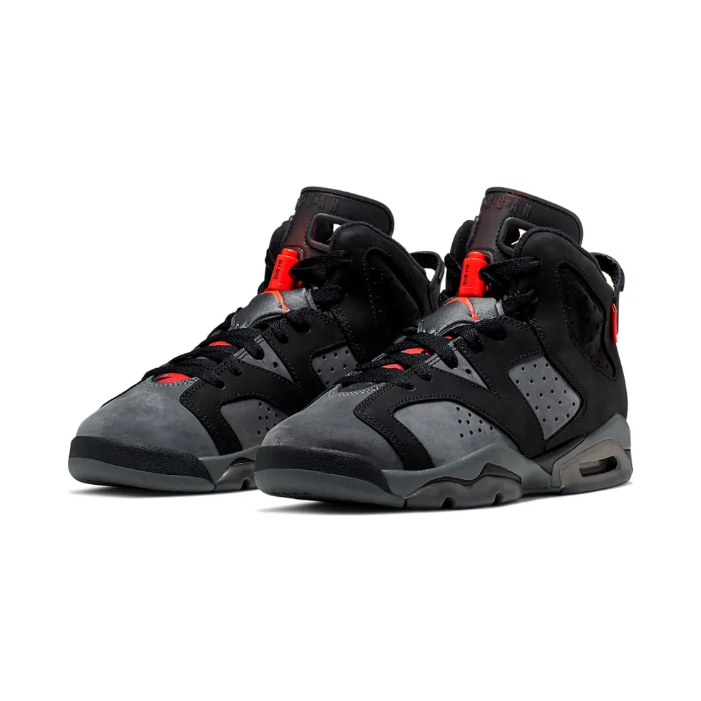 Jordan 6 Retro PSG Paris Saint-Germain (GS) Iron Grey/Infrared 23-Black (CN1078-001)