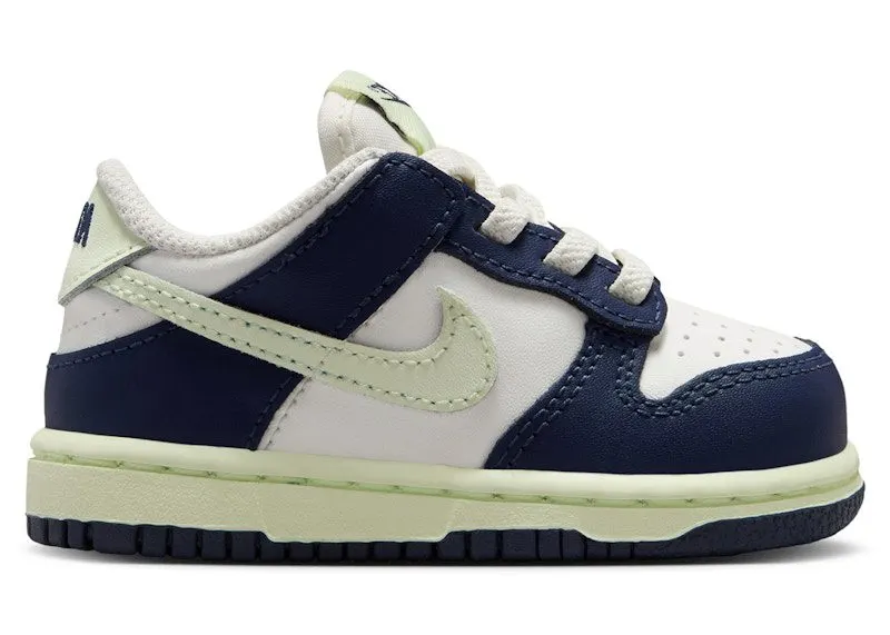 Nike Dunk Low Sail Midnight Navy Volt Tint (FB9107-127)