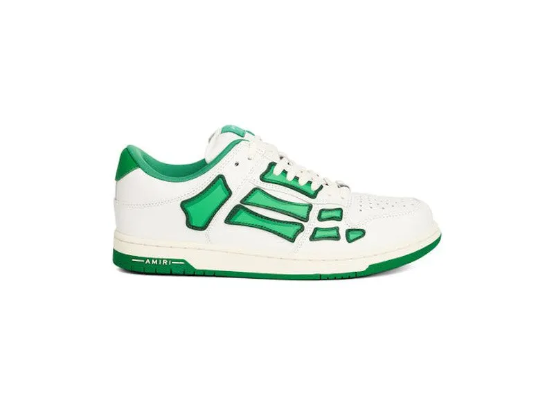 AMIRI Skel Low Top White Green (PS24MFS005-310)