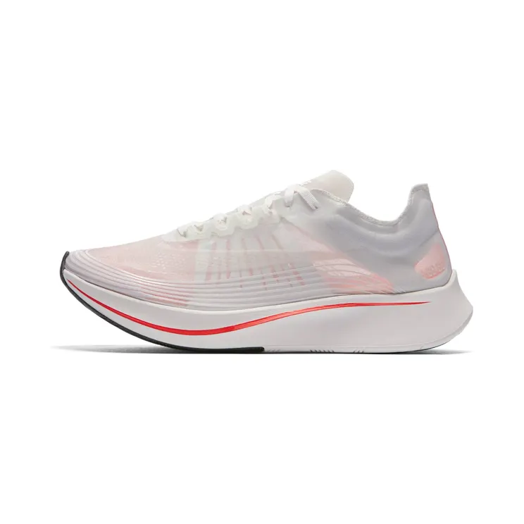 Nike Zoom Fly SP Breaking 2 “White / Bright Crimson / Sail” (AJ9282-106)
