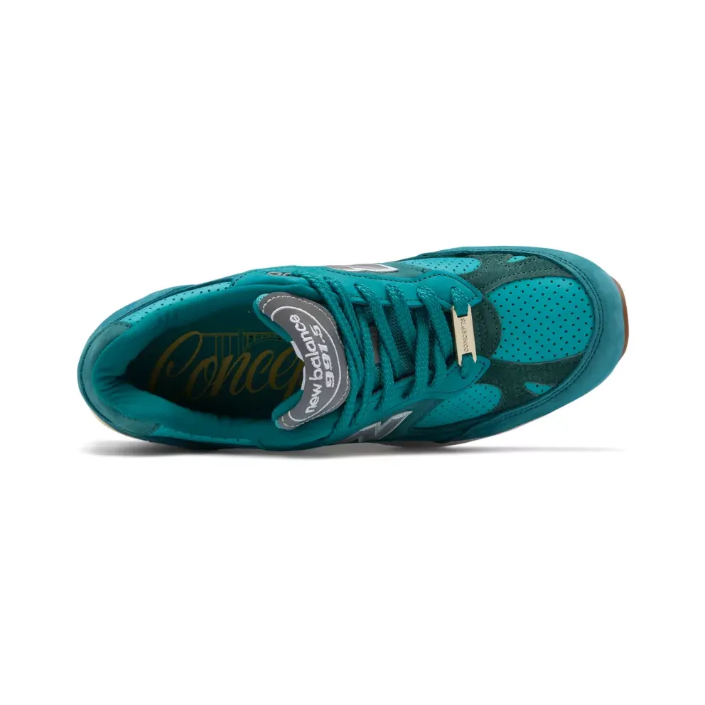 New Balance 991.5 Concepts Lake Havasu Turquoise/Teal-Yellow (M991.5CNP)