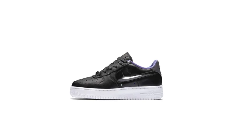 Nike Air Force 1 Low Northern Lights (GS) Black/Black-White (845077-001)