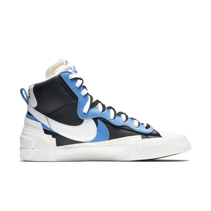 Nike x Sacai Blazer Mid Black University Blue (2019) (BV0072-001)