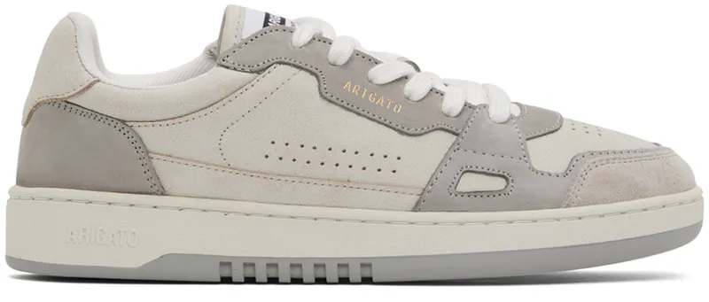 Axel Arigato Beige & Gray Dice Lo Sneaker (F0002026)