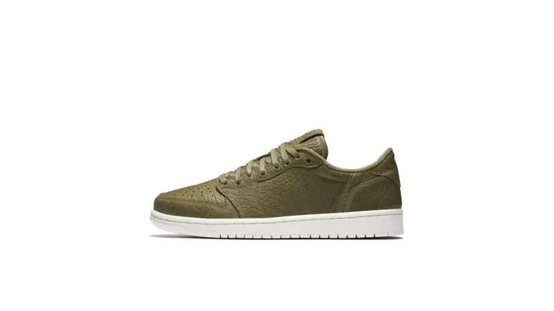 Jordan 1 Retro Low Swooshless Olive Olive/Olive-Sail (848775-205)