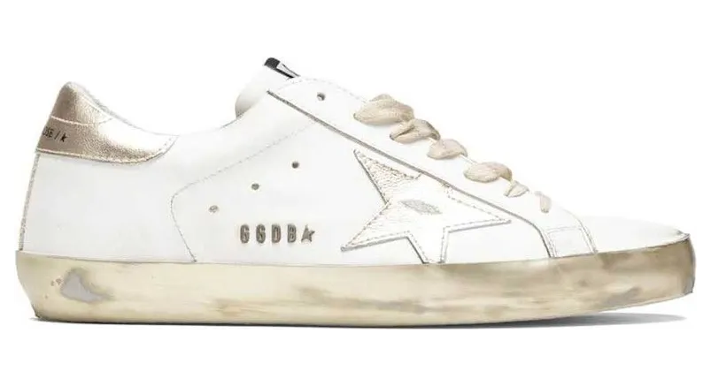 Golden Goose Super-Star White Gold Sparkle (GMF00101.F000316.10272)