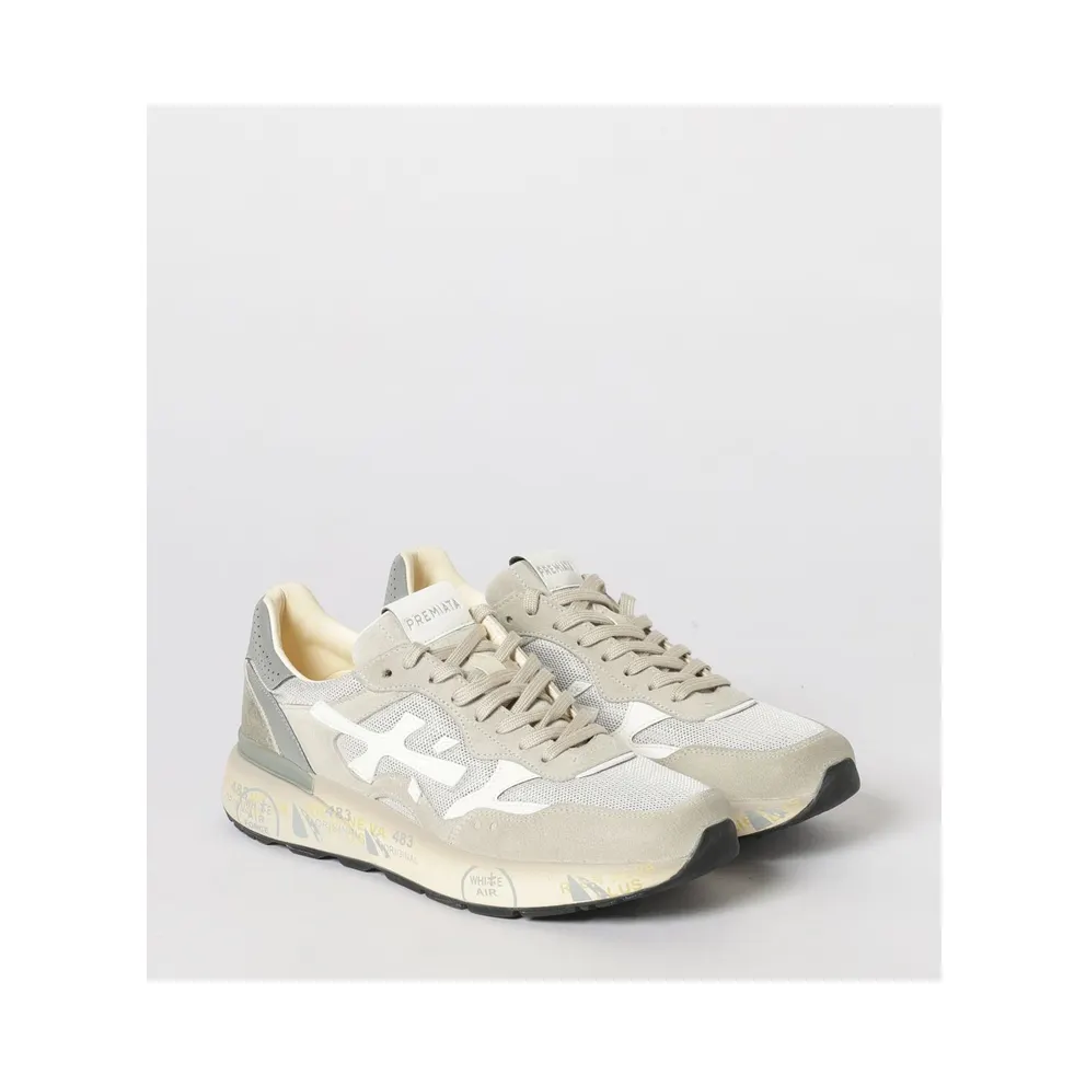 Premiata Mick Used Suede and Mesh Grey (MICK018117)