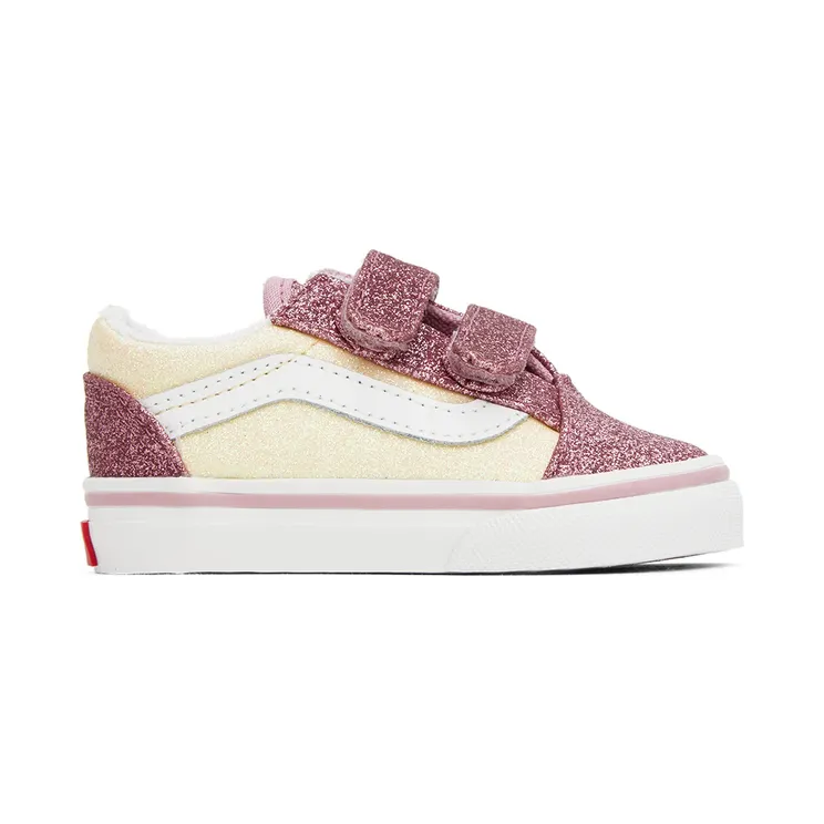 Vans Old Skool Velcro Peuterschoenen Pink (VN0A4VJJ0FU)