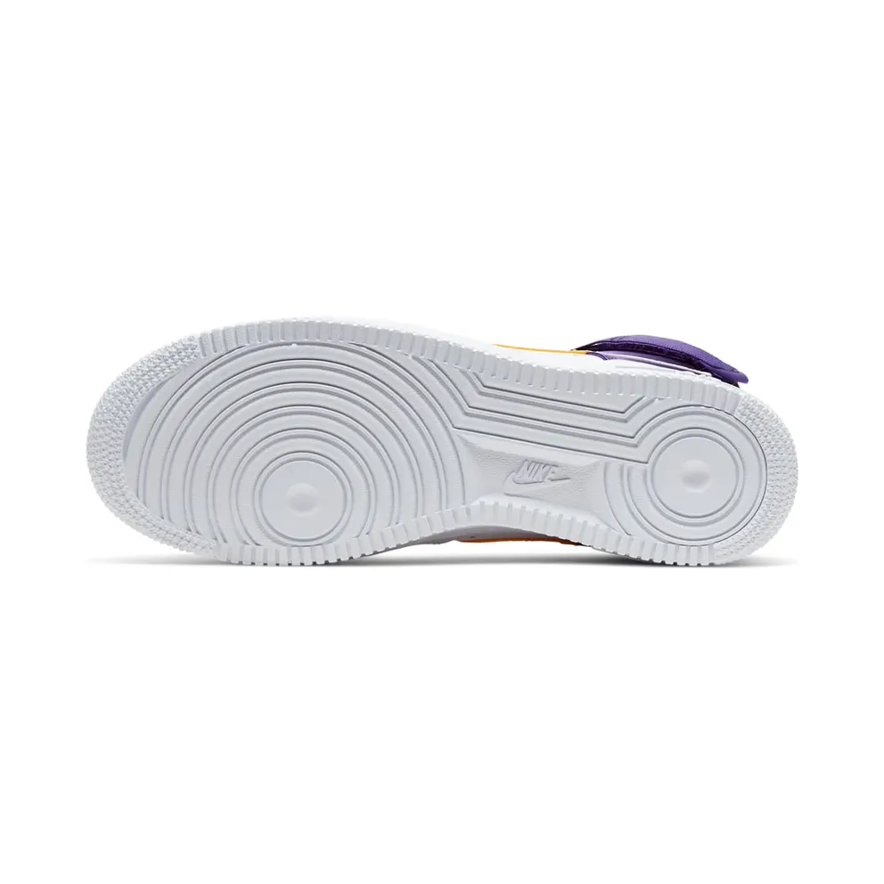 Nike Air Force 1 ’07 LV8 High NBA Lakers White/Yellow/Purple (BQ4591-101)