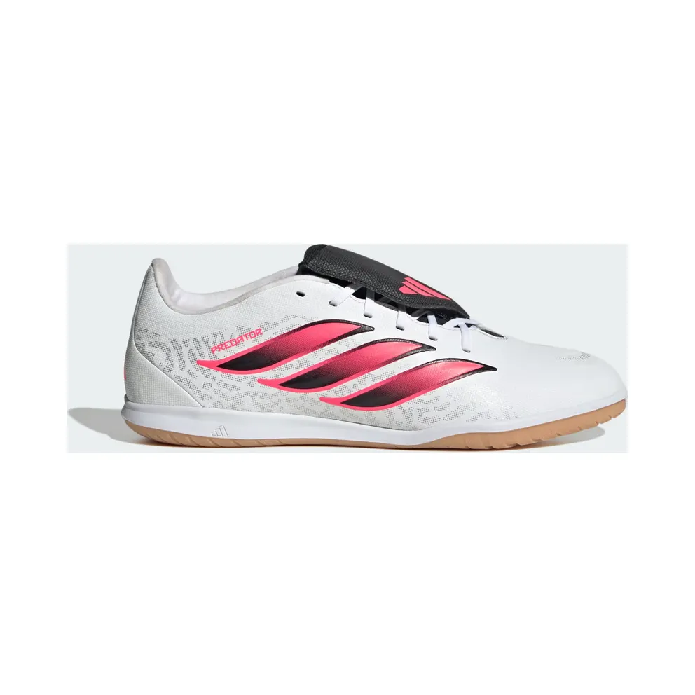 adidas Predator Club Sala Fold-over Tongue Indoor Football Boots “Cloud White / Solar Turbo / Core Black” (KJ6730)