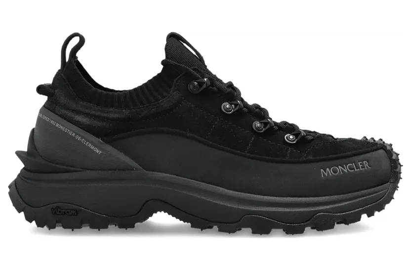 Moncler Sneakers met gebreid vlak – Zwart (L109B4M00120M8446)