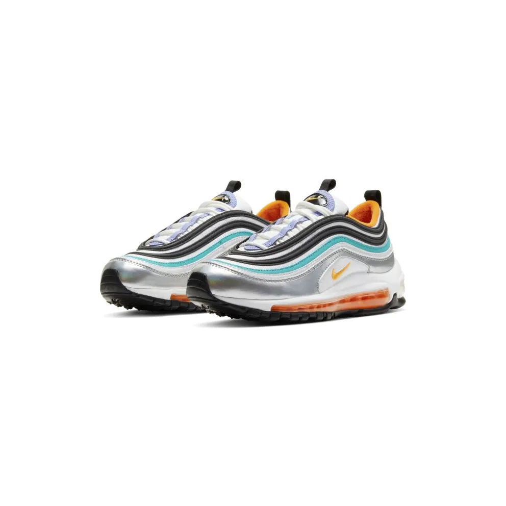 Nike Air Max 97 DTN Metallic Silver (GS) Metallic Silver/White/Black (CW0989-001)