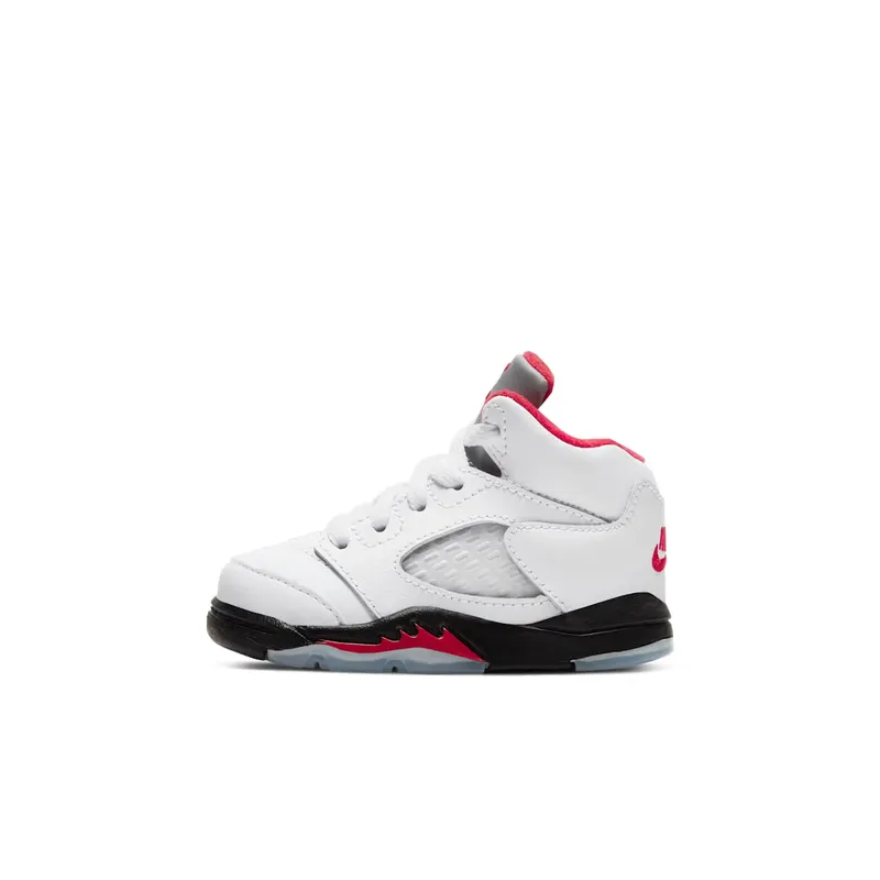 Air Jordan V 5 Retro Fire Red Silver Tongue (TD) (2020) (440890-102)