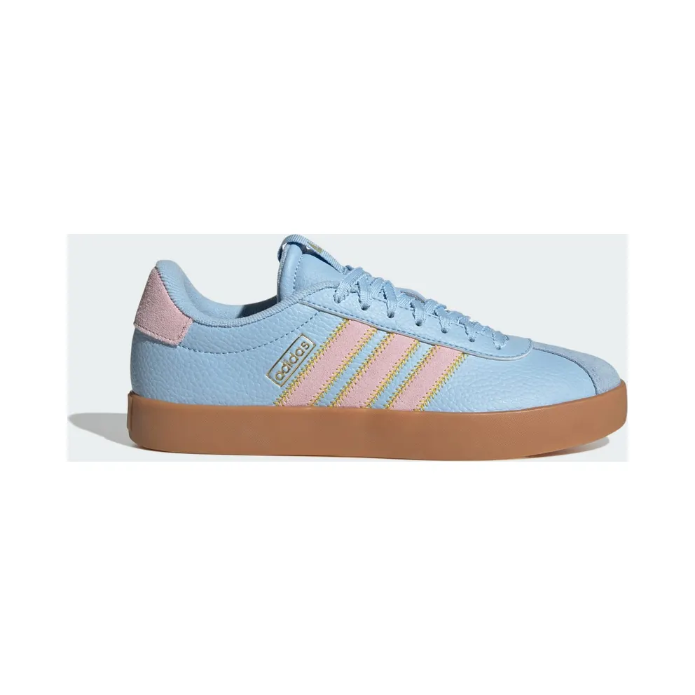 Adidas VL COURT 3.0 Shoes Clear Sky / Clear Pink / Gold Metallic (KI2100)