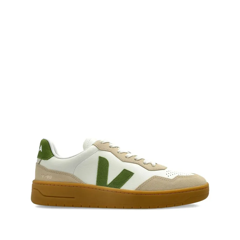Veja V-90 Leather Suede “White/Neutrals” (VD2020916)