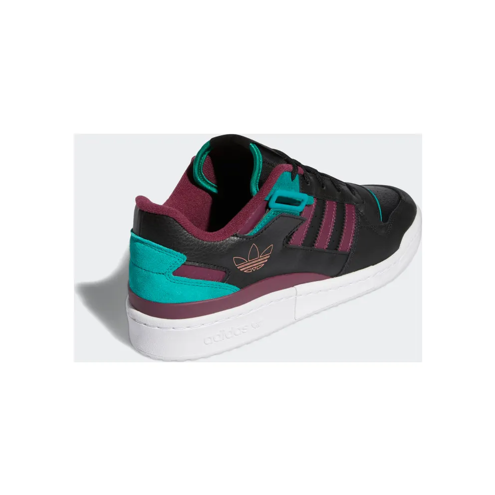 adidas Forum Exhibit Low Core Black / Victory Crimson / Glory Green (H01912)
