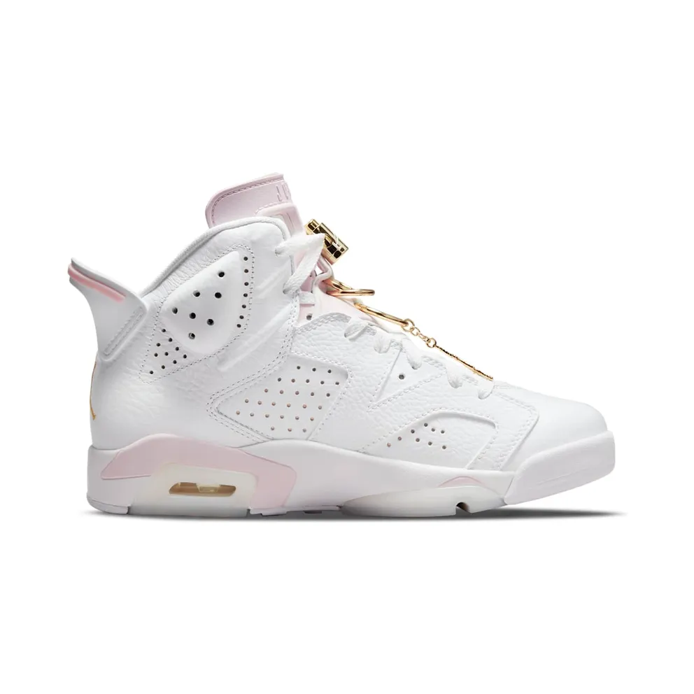 Air Jordan 6 Retro Gold Hoops (2021) (DH9696-100)