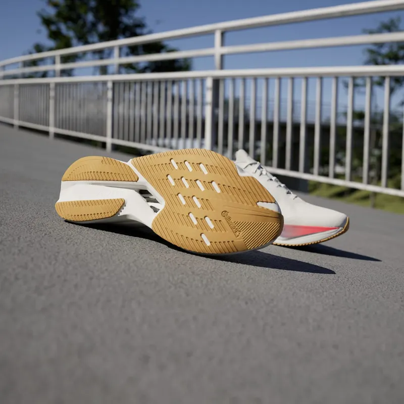 Adidas Adizero Boston 12 Core White / Dark Blue / Pure Ruby (JI4476)
