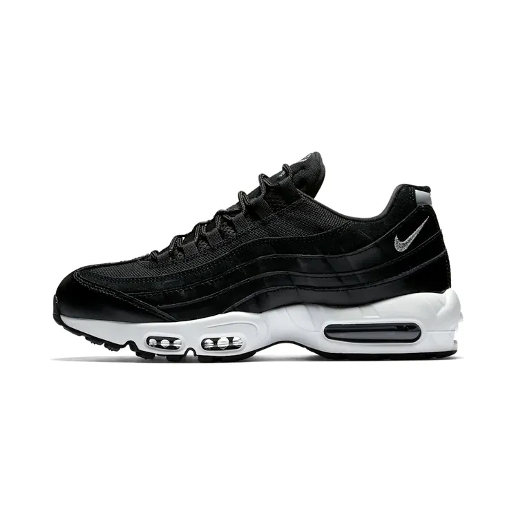 Nike Air Max 95 Premium ‘Rebel Skulls Pack’ (2017) “Black / Off-White / Chrome” (538416-008)