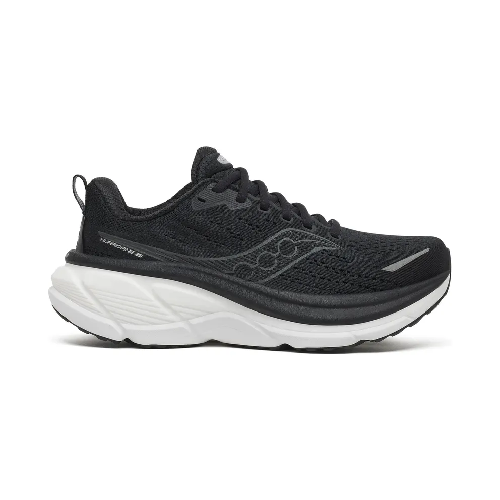 SAUCONY Hurricane 25 Wide “Black / White” (S11027-200)