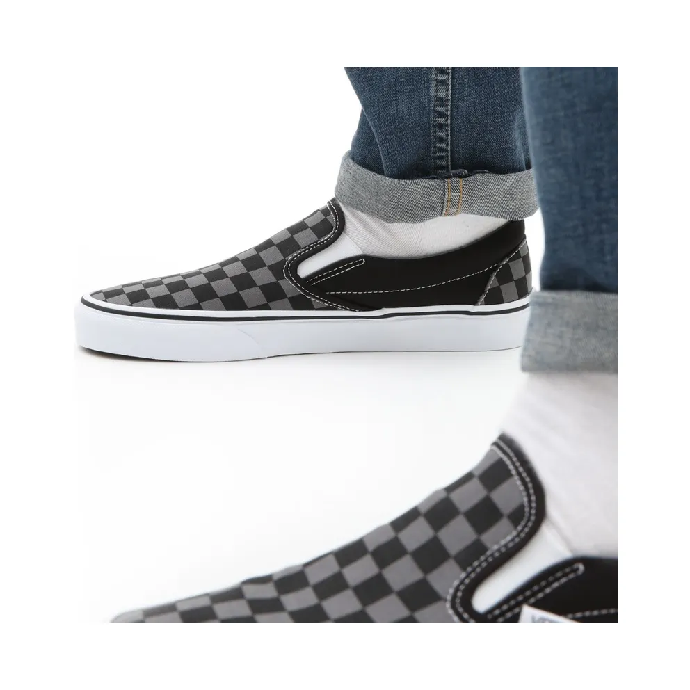 Vans Slip-On ‘Black Pewter Checkerboard’ Black/Pewter (VN000EYEBPJ)
