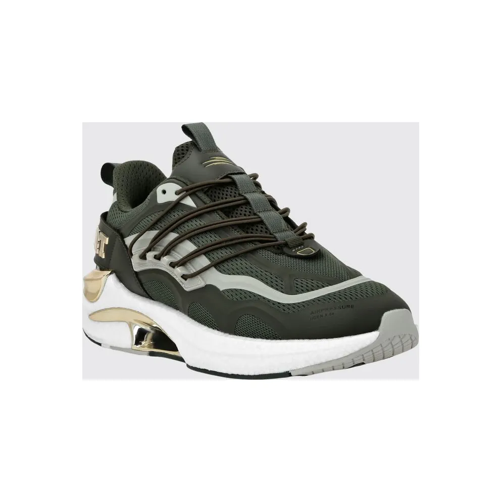 Plein Sport Air Pressure Gen. X.04 Low-Top in Mesh with Chunky Sole Gold (SAESUSC0736STE003N6593)
