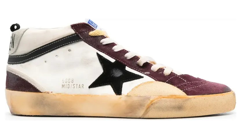Golden Goose Mid Star Sneakers – Weiß (GMF00460F004009)