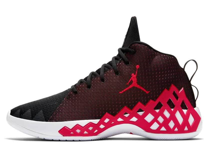 Jordan Jumpman Diamond Mid Black University Red (CI1204-006/CI1205-006)