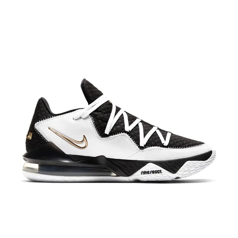 Nike LeBron Seventeen Low White / Metallic Gold / Black (CD5006-101)