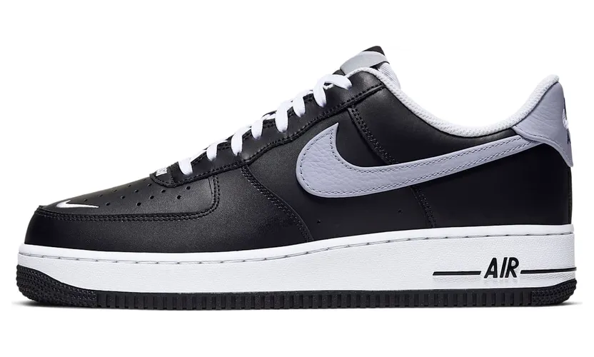 Nike Air Force 1 07 LV8 Swoosh Black/White/Wolf Grey (CJ8731-001)