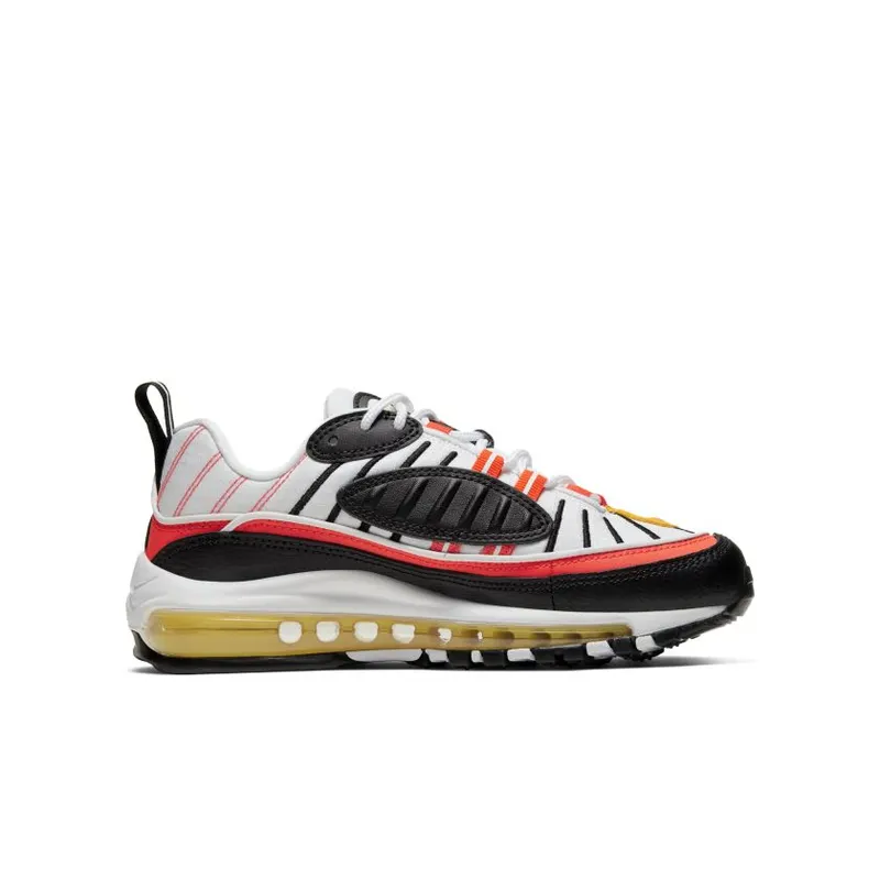 Nike Air Max 98 Bright Crimson (GS) Black/Chrome Yellow/Bright Crimson (BV4872-007)