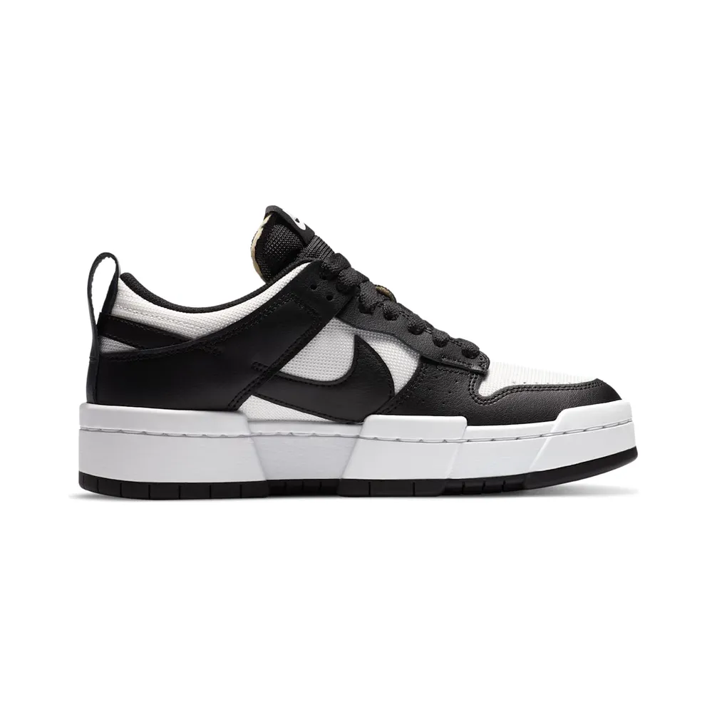 Nike Dunk Low Disrupt Black White (W) Summit White/Black-Summit White (CK6654-102)