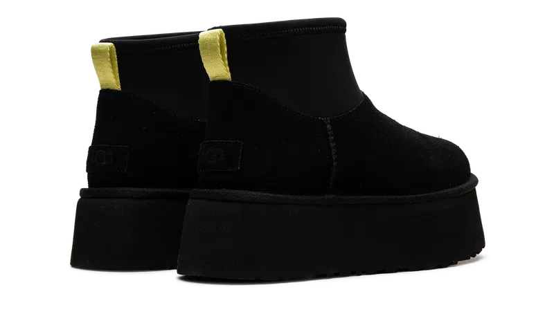 Ugg Classic Mini Dipper Boot “Black Yellow” (1168170-BLK)