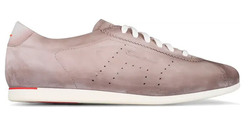 Santoni Yorker Sneakers aus Wildleder – Braun (YORKERWATNYE40)